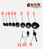 11Pcs Set SMT Wood Hole Saw - Image 2