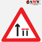 2 Right-Hand Lanes Closed Ahead( Left if Symbol is Reversed) Signs