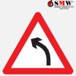 Curve in Road to the Left Ahead (Slow Down) Signs