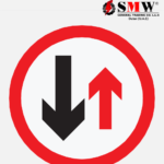 Priority To Oncoming Traffic Signs