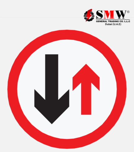 Priority To Oncoming Traffic Signs