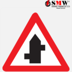 Staggered Junction Ahead Signs