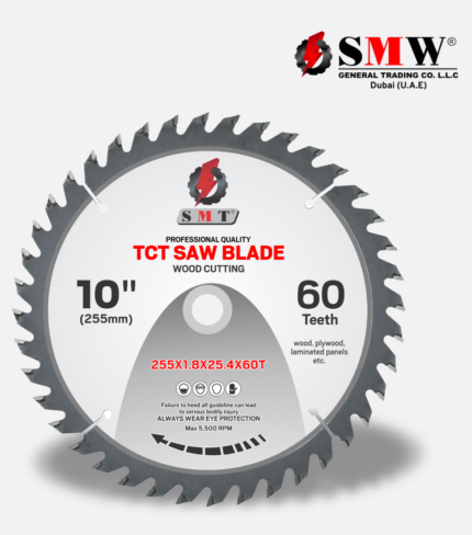 TCT Blade 10″/60T (255mm) Wood Cutting