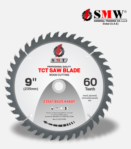 TCT Blade 9″/60T (235mm) Wood Cutting